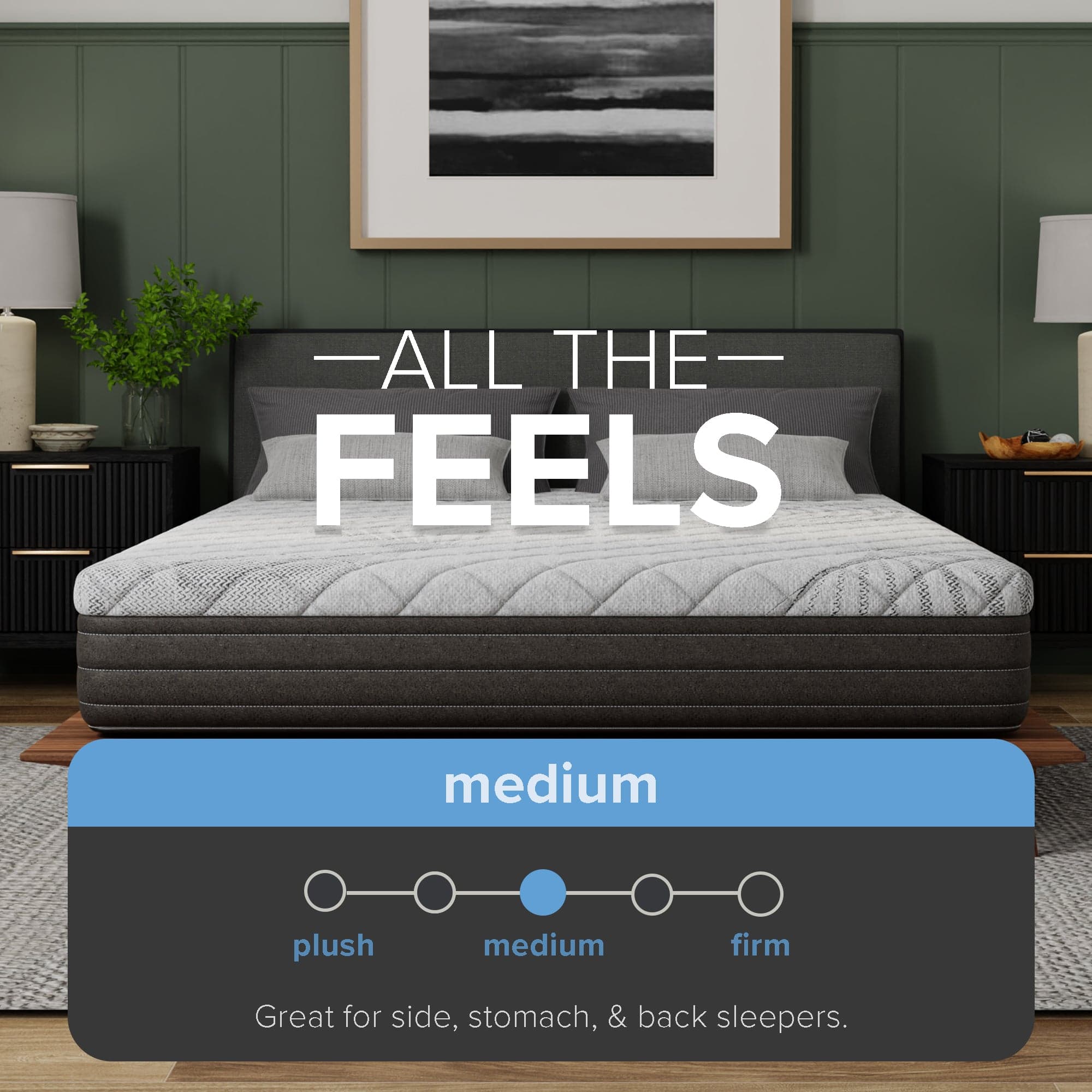10" Essentials Comfort Reactive Mattress – Medium view 5