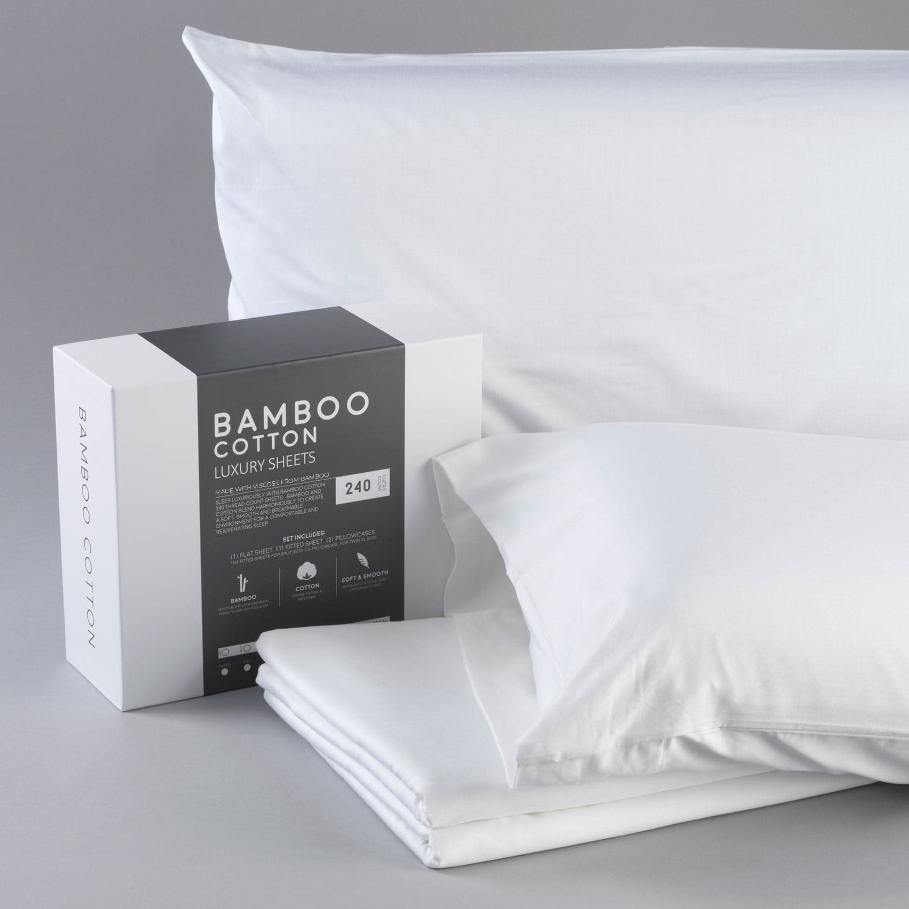Bamboo Cotton Luxury Bed Sheets view 2