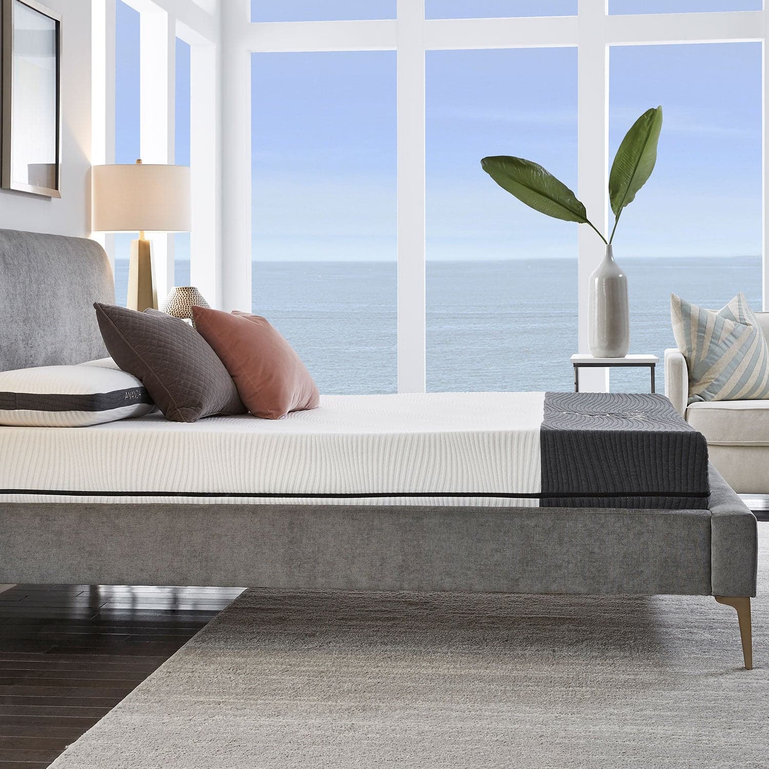 12" Ananda Pearl & Gel Memory Foam Mattress – Medium Firm view 2