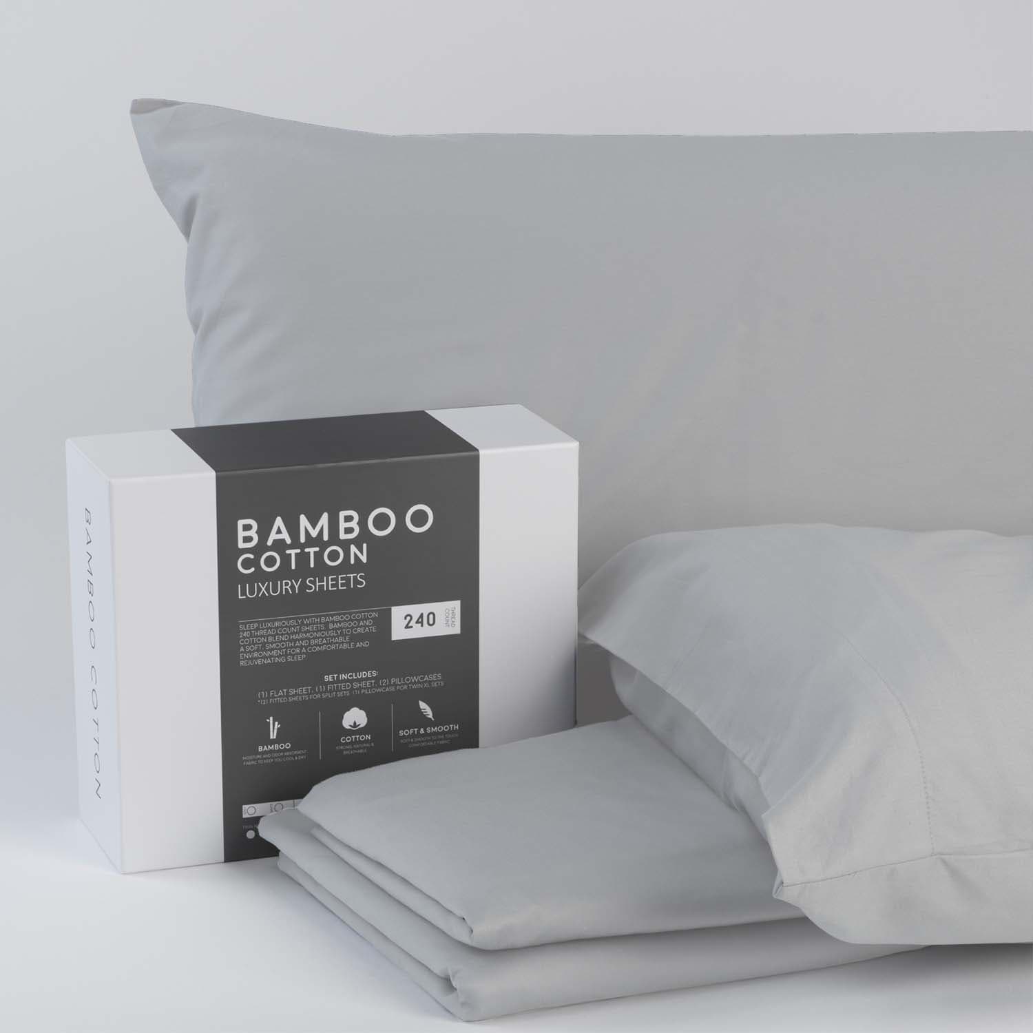 Bamboo Cotton Luxury Bed Sheets view 5