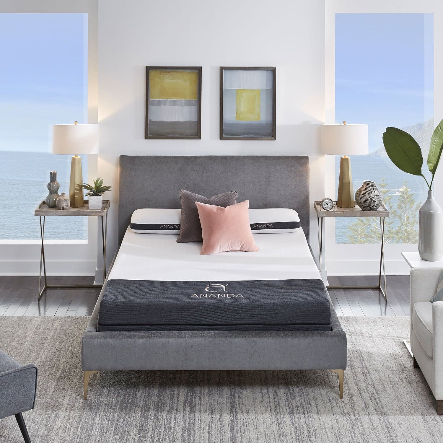12" Ananda Pearl & Gel Memory Foam Mattress – Medium Firm